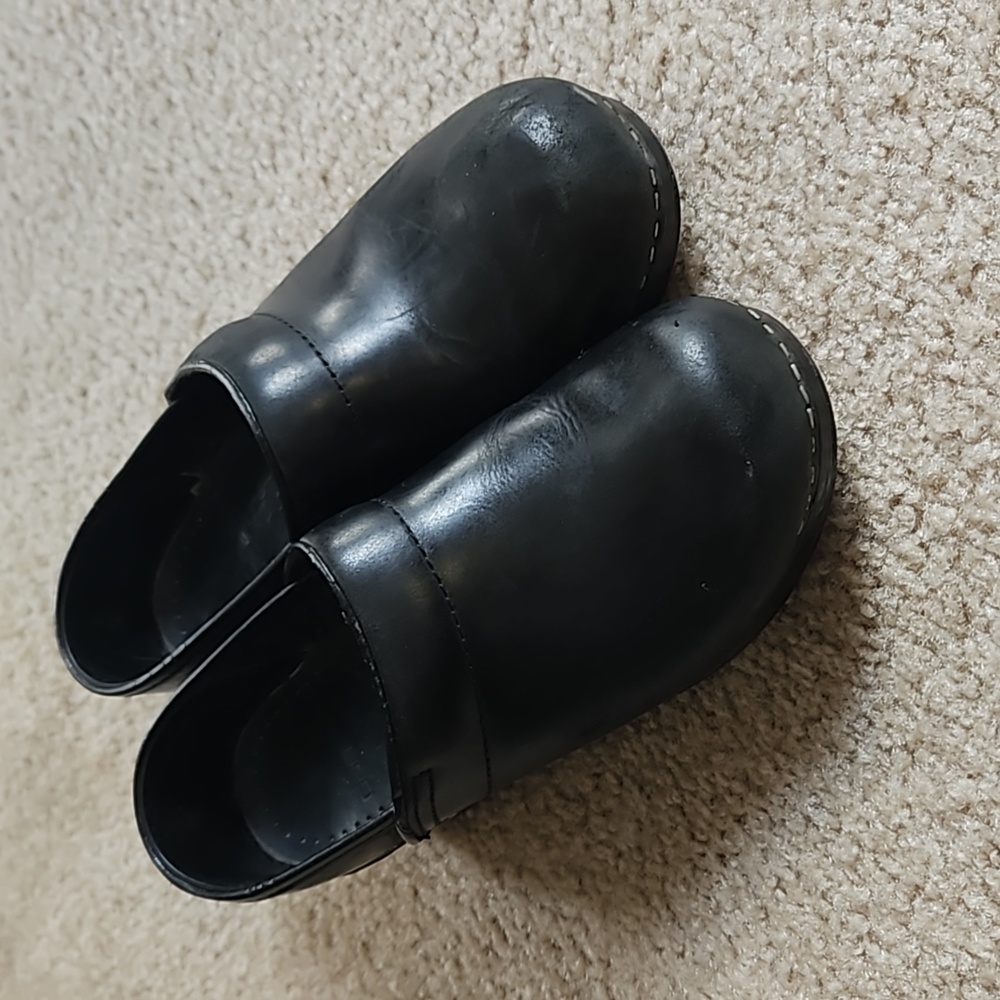 Dansko Professional Black Oiled Clogs